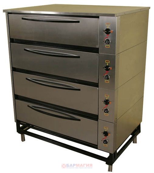 Шкаф жарочно-пекарный Тулаторгтехника ЭШП-4с(у) оцинкованная сталь
