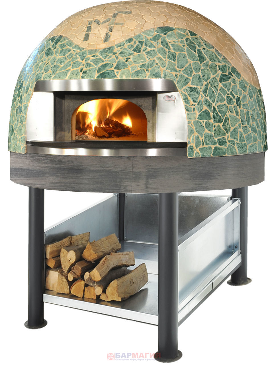 Печь для пиццы на дровах Morello Forni LP100 CUPOLA MOSAIC