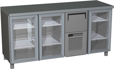 Стол холодильный Полюс T57 M3-1-G 0430 с бортом