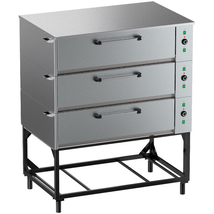 Шкаф жарочно-пекарный ЭШП-3с(у) оцинкованная сталь