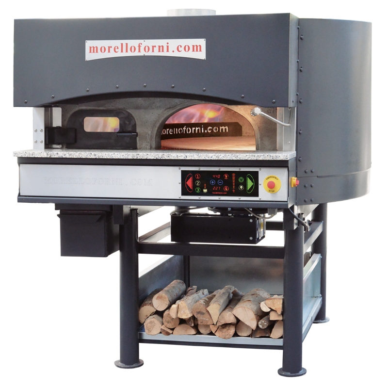 Печь для пиццы ротационная на дровах/газ Morello Forni MRI110