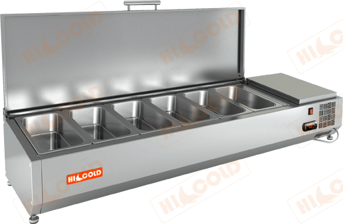 Витрина холодильная Hicold VRTU 1425 для стола Hicold PZ4
