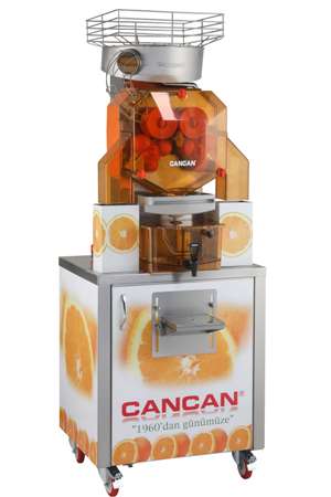 Соковыжималка для апельсинов Cancan 38 с емкостью на тележке