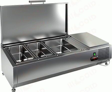 Витрина холодильная Hicold VRTU 1390 для стола Hicold PZ3