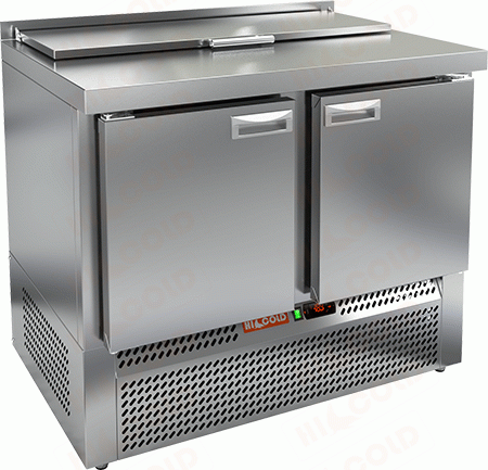 Стол холодильный для салатов Hicold SLE1-11GN С КРЫШК.