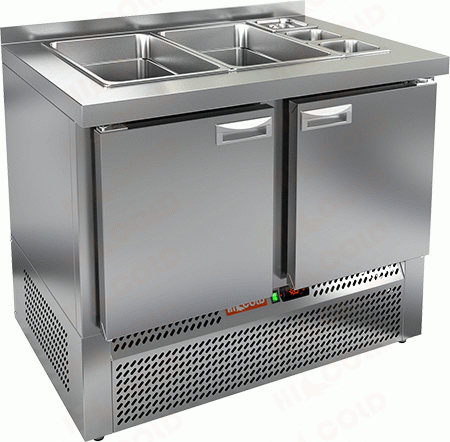Стол холодильный для салатов Hicold SLE3-11GN М Б/КРЫШКИ
